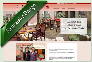 Site du restaurant La Fontaine Le Val